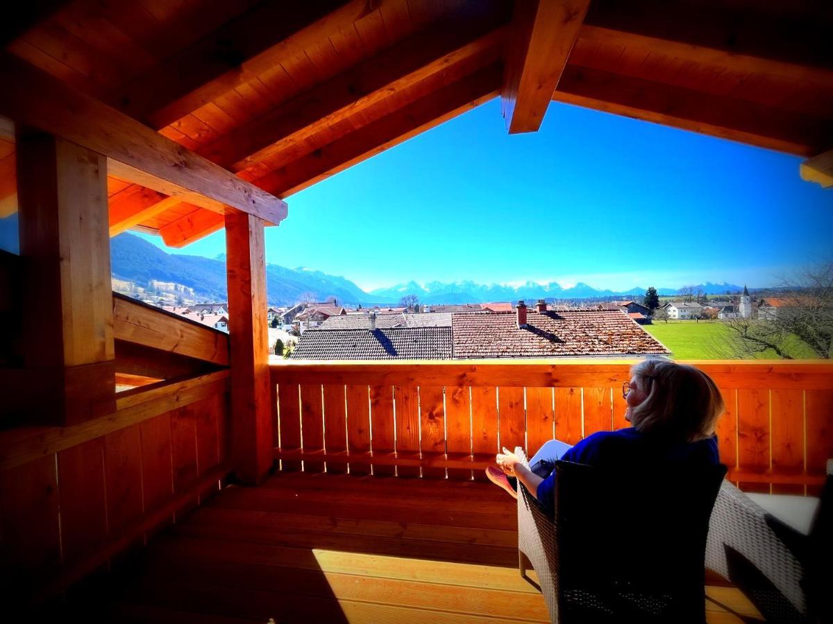 23 Neu Erbaute Ferienwohnung Mit Schloss- Und Panoramablick Halblech Kültér fotó