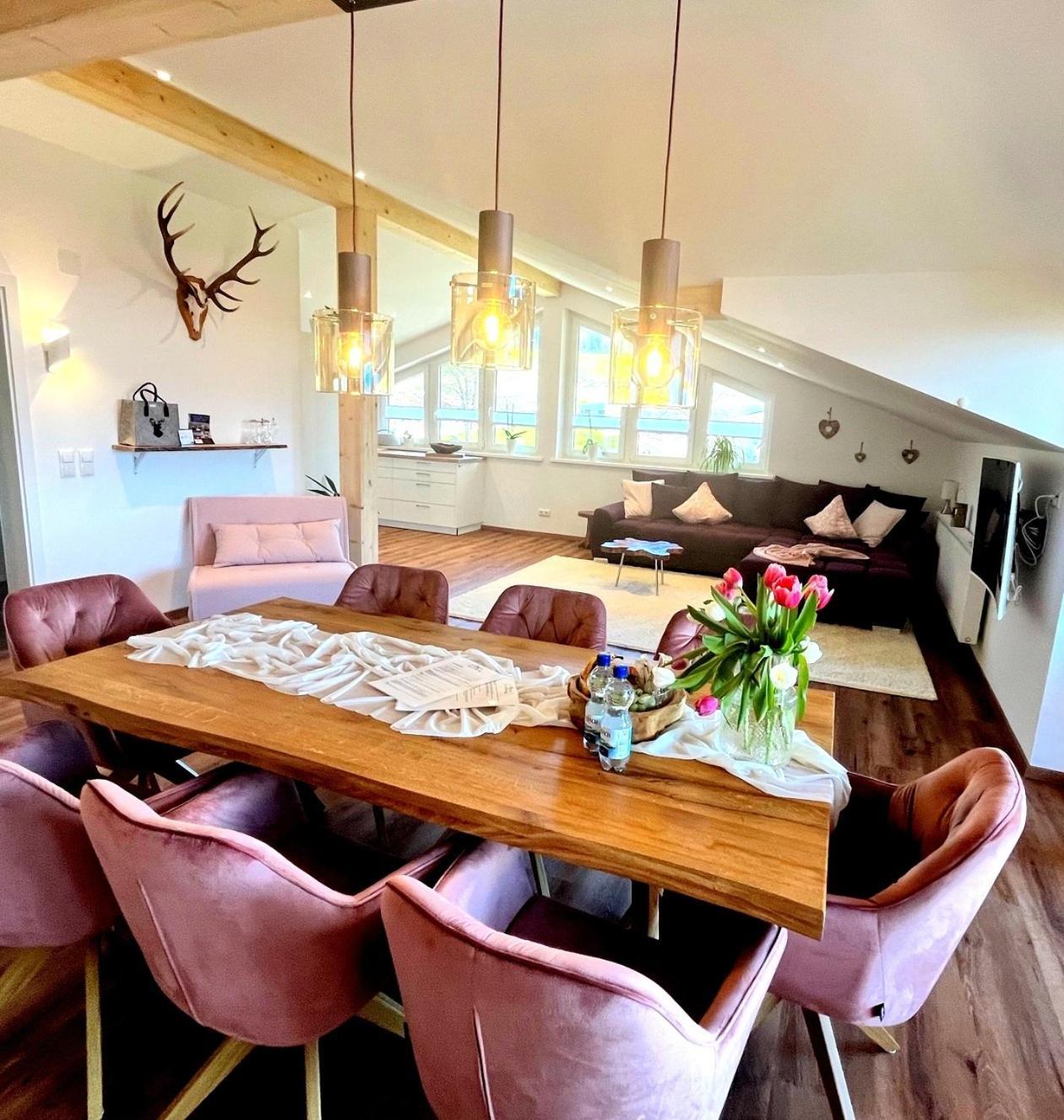 23 Neu Erbaute Ferienwohnung Mit Schloss- Und Panoramablick Halblech Kültér fotó